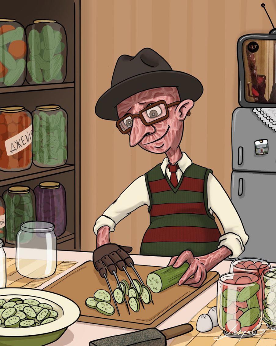 Пятницу, 13-е, пенсионер Фредди Крюгер встретит в России за обычными делами