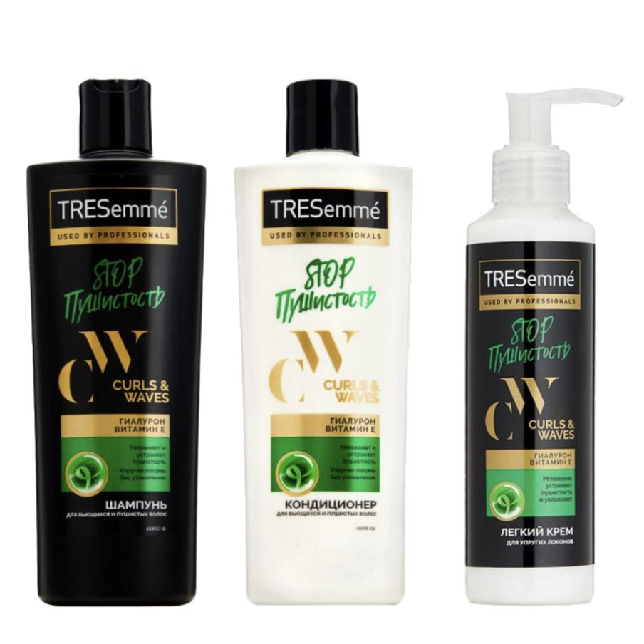 Линейка для вьющихся и пушистых волос TRESemme Curls Waves (1061–1373 руб.)