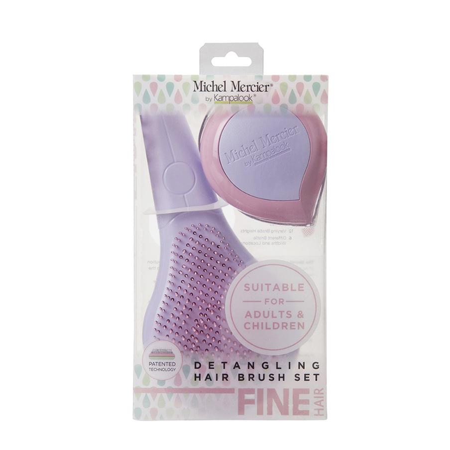 Набор расчёсок для тонких волос Michel Mercier by Kampalook Pastel Classic and Travel (1730–1923 руб.)