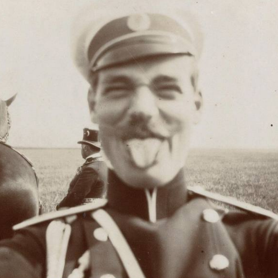 Первое селфи Великого князя Михаила Александровича. 