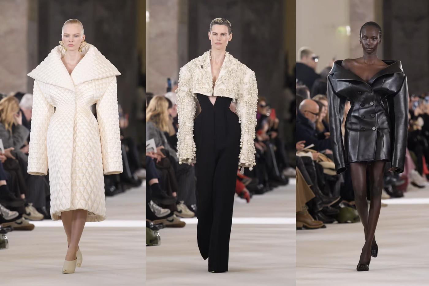 Модели на кутюрном показе Schiaparelli весна-лето – 2023.