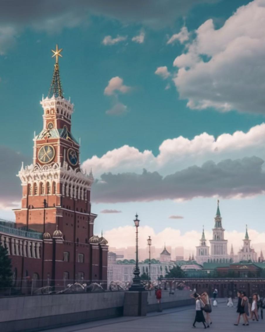 Нейросеть заменила звёзды в Кремле! Москву перерисовали в стиле аниме