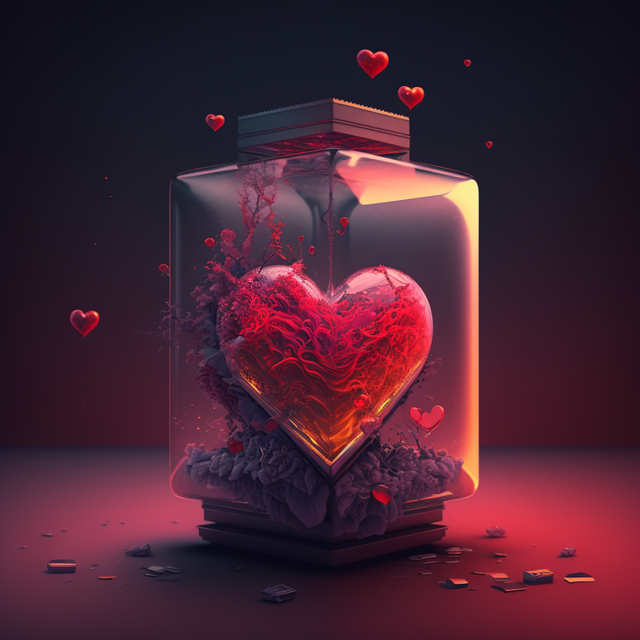 Если написать запрос "heart in the clouds" (сердце в облаках) – сеть нарисует пейзаж с анатомическим сердцем вместо привычного нам сердечка