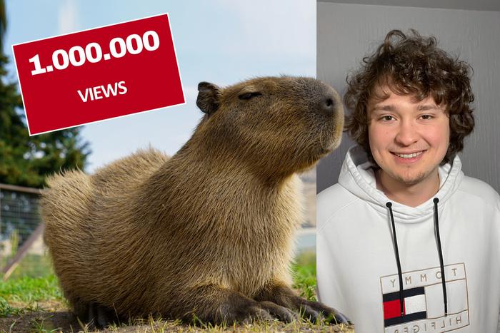 "Этот зверёк реально крутой, капибара-бой, капибара-бой": москвич записал трек про южноамериканского грызуна и задал тренд на весь мир