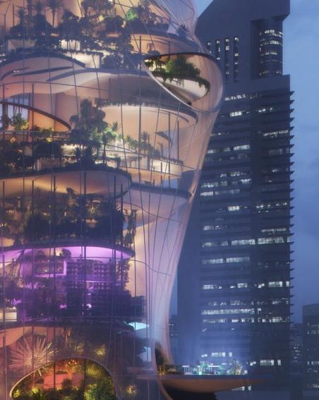 Встречайте: настоящий курорт, но только прямо в городе. Архитектурная студия представила свой новый, очень необычный проект