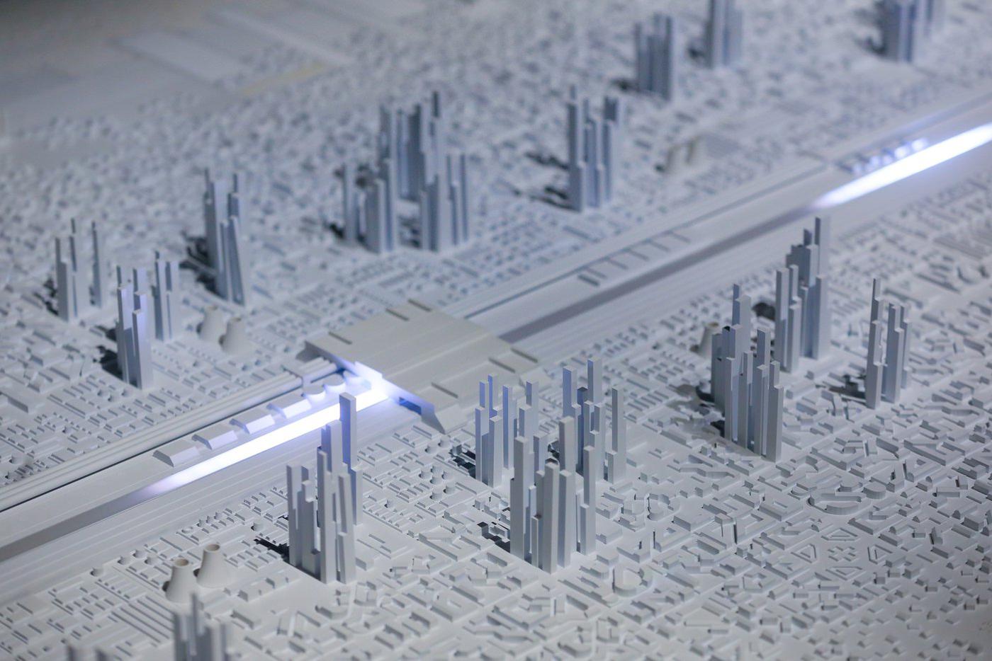 Вот так представляли себе проект "Сибстрим" – огромный линейный город, растянувшийся от Санкт-Петербурга до Владивостока вдоль сверхскоростной железной дороги.