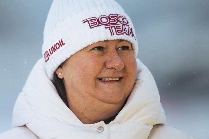 Елена Вяльбе притворилась, что болеет за " Спартак"