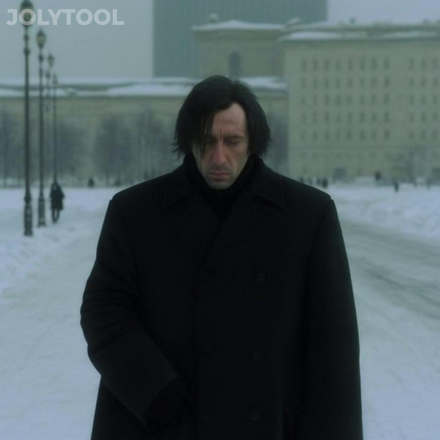 Северус Снегг выглядит как дирижёр.