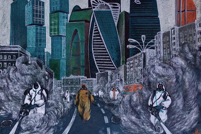 XXI век в картинах отражают тревожность и архитектура. Актуальное и вечное сочетаются в изображениях столицы петербургским художником