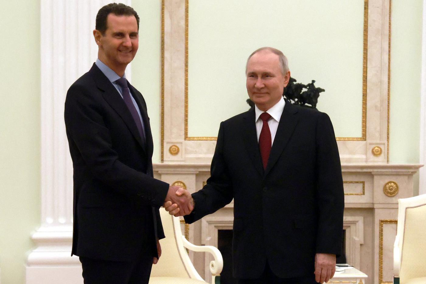 Башар Асад на встрече с Путиным выразил поддержку России в спецоперации на Украине
