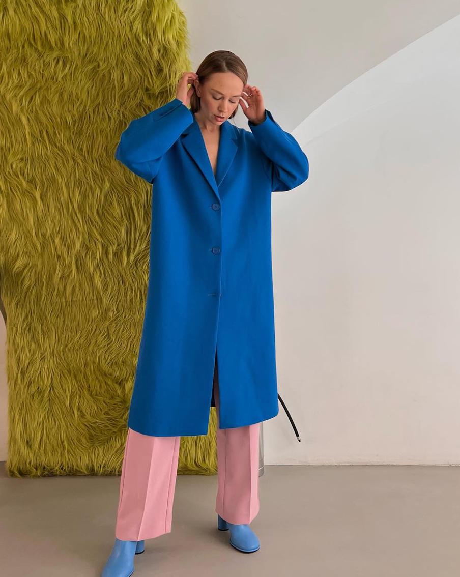 Синий + розовый.