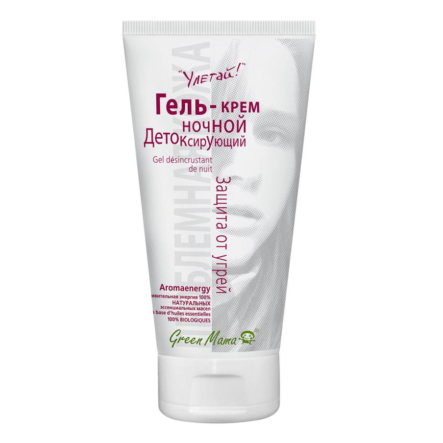 Ночной гель-крем детоксирующий "Защита от угрей" Green Mama (227 руб.)