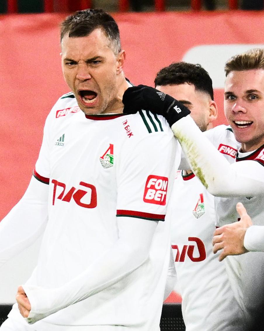 Дзюба уже лучший бомбардир "Локомотива": итоги 21-го тура чемпионата России по футболу