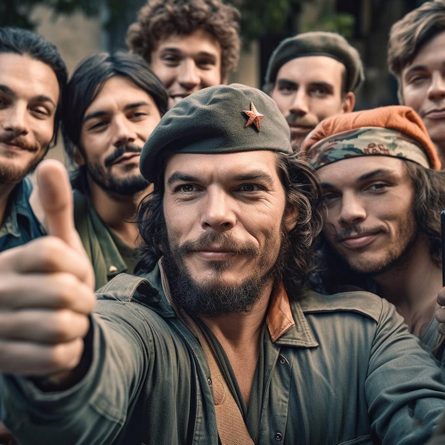 Че Гевара с соратниками