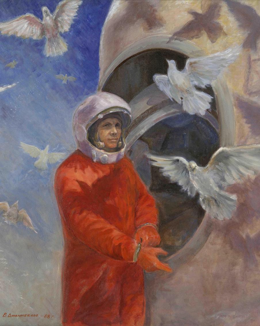 "Гагарина я рисовал 10 лет". Космонавту Джанибекову творчество помогает жить
