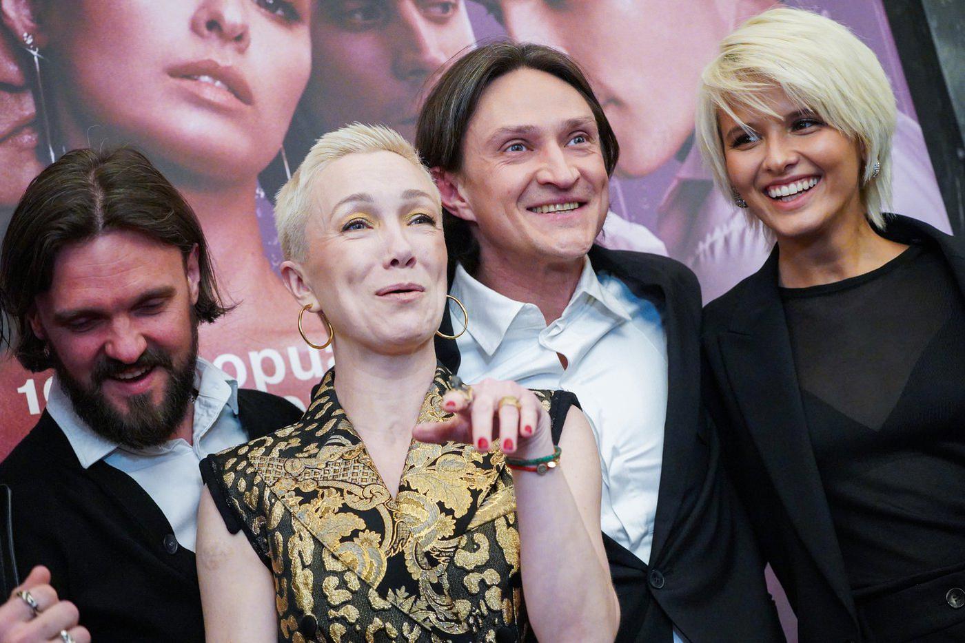 Режиссёр Артём Аксененко, Дарья Мороз, Юрий Чурсин и Любовь Аксёнова.