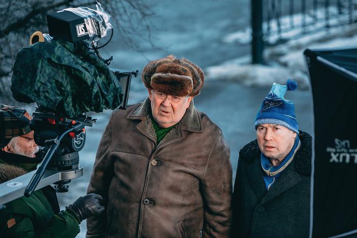 Metro побывало на съёмках комедии "Пять процентов". Юрий Стоянов и Виктор Сухоруков впервые оказались вместе в кадре