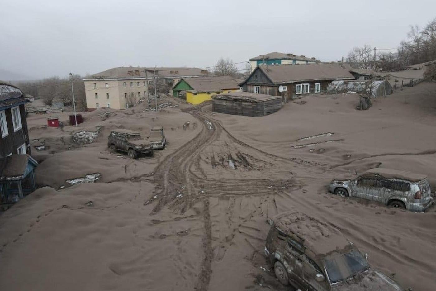 Последствия извержения вулкана.