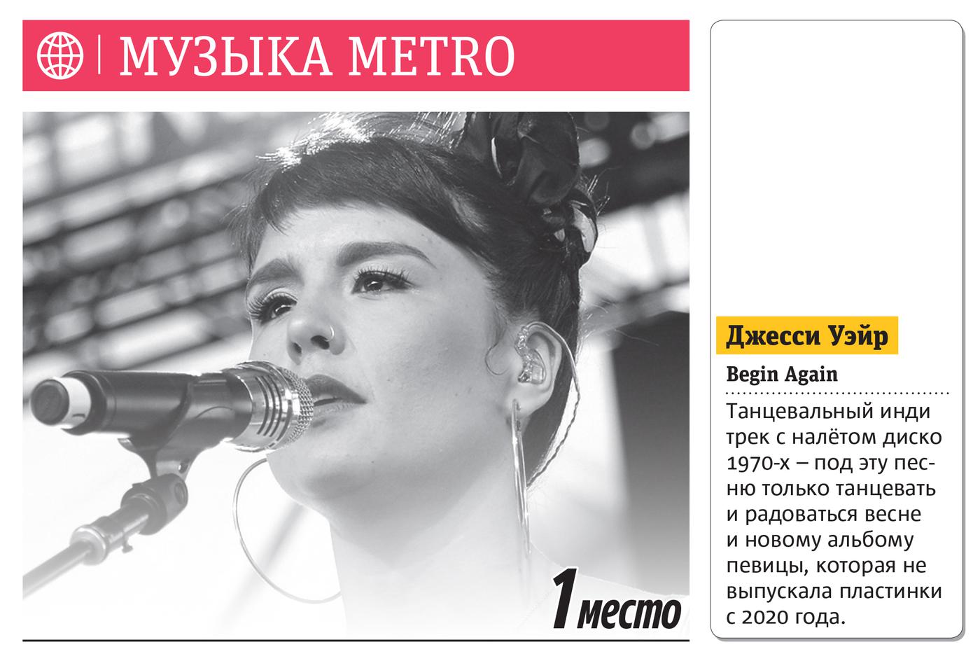 Еженедельный хит-парад Metro