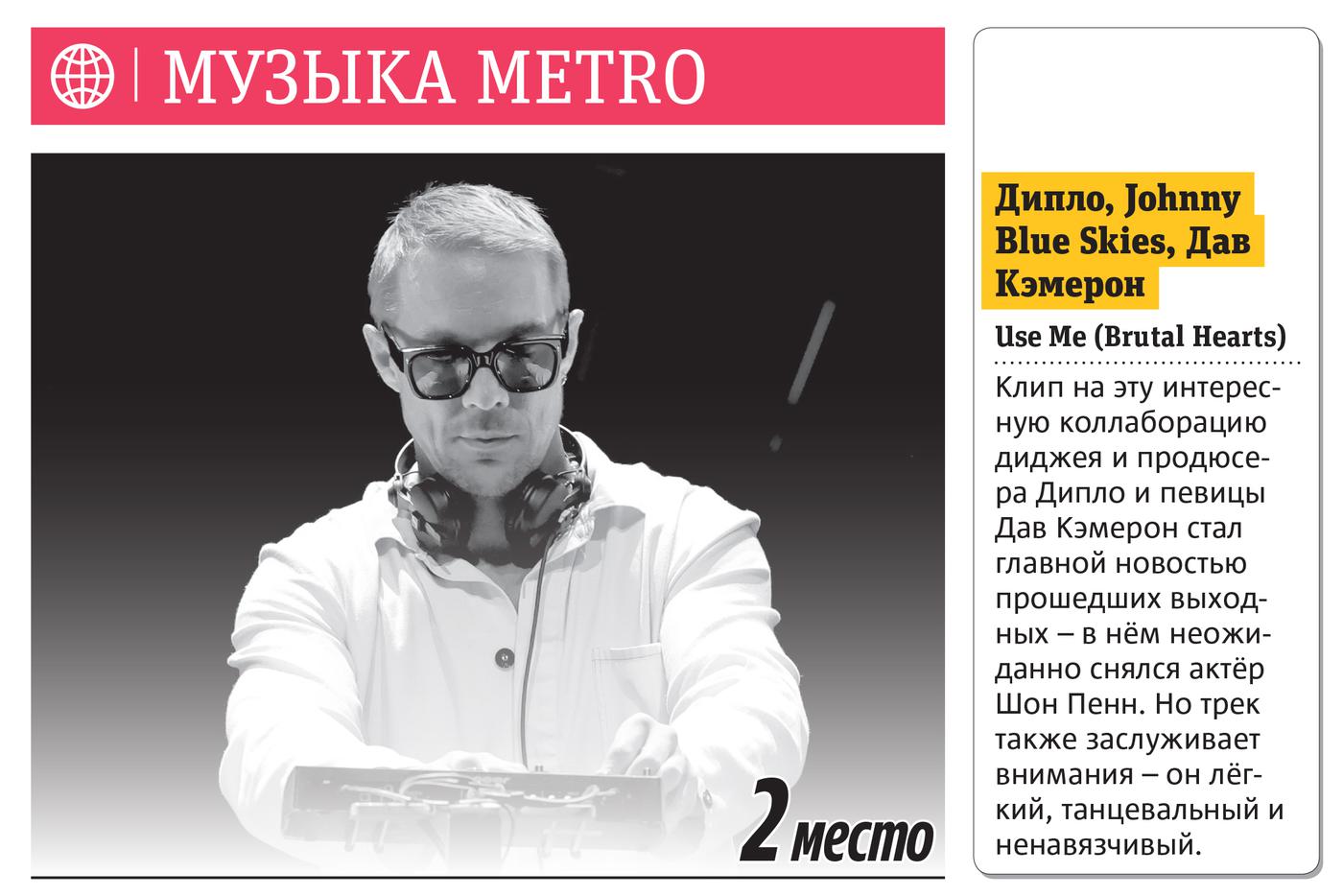 Еженедельный хит-парад Metro