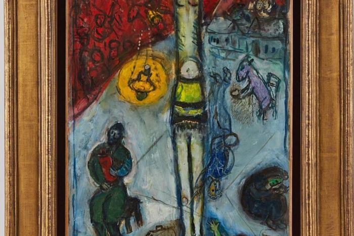 В Москве продали редкую картину Шагала на аукционе частных коллекционеров