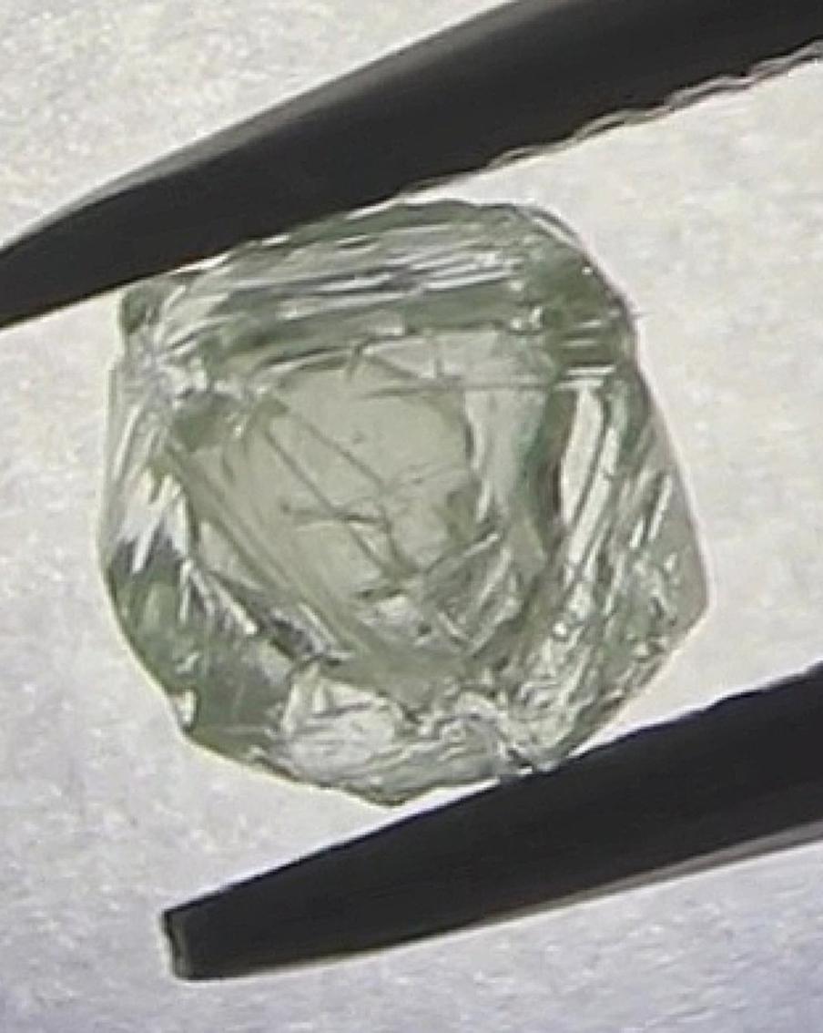 В Индии нашли уникальный алмаз, содержащий внутри другие алмазы