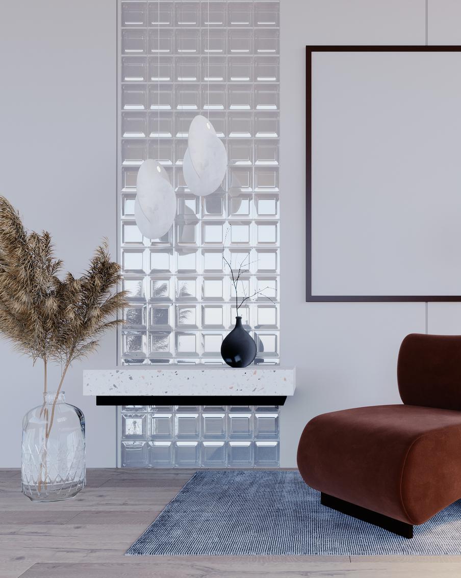 Больше света, зонирование, стильный элемент: что делают стеклоблоки в интерьере