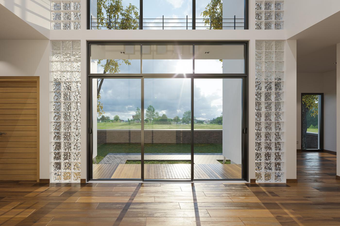 Во входной зоне.