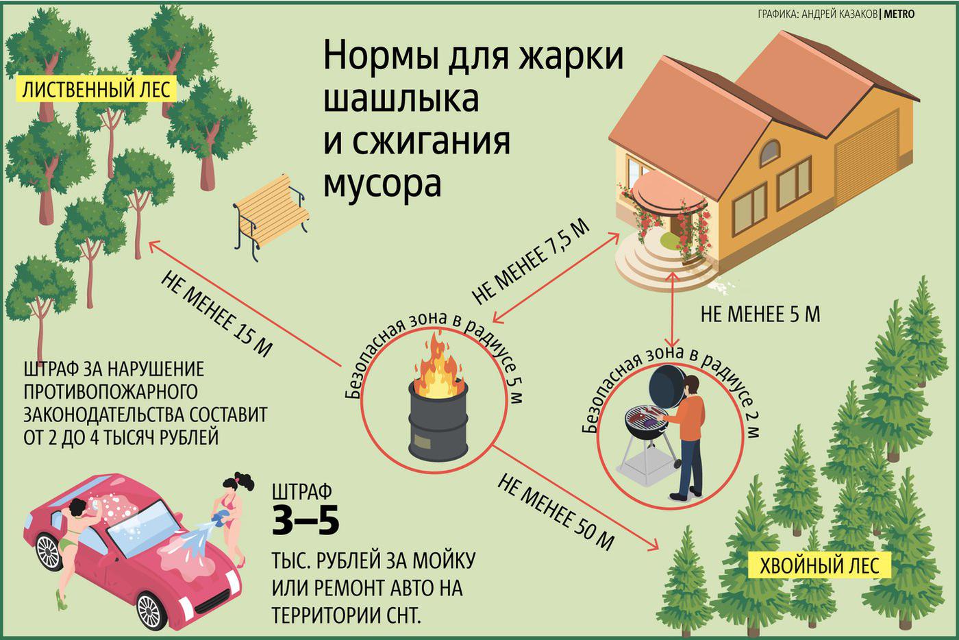 Россиянам упростили жарку шашлыков и сжигание мусора на дачных и ...