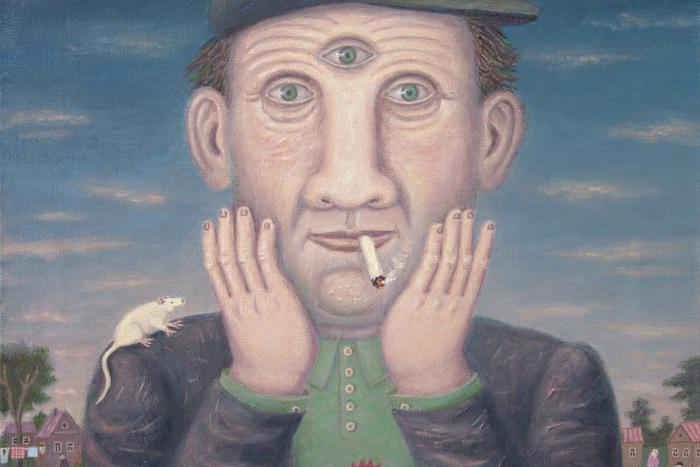 В деревне Перемилово живут чудные люди. Их жизнь изображает художник Любаров