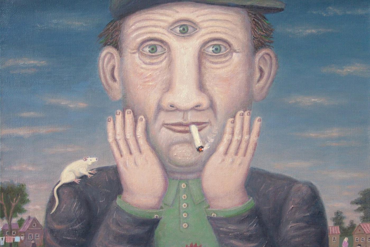 В деревне Перемилово живут чудные люди. Их жизнь изображает художник Любаров