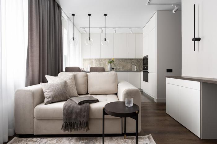 Разбираем дизайн-проект небольшой светлой квартиры для молодой семьи