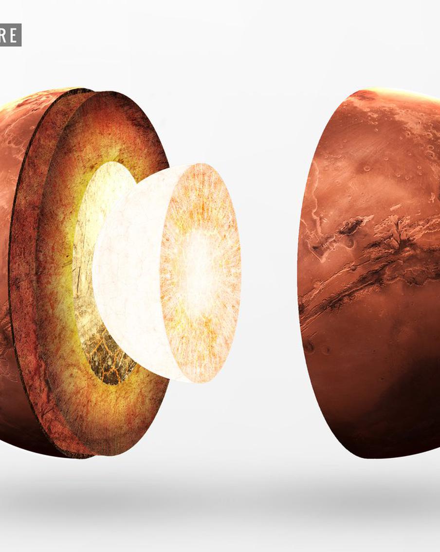 Стали известны новые подробности о строении ядра Марса