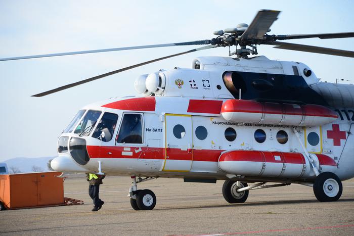 В Волгоградской области произошло крушение вертолёта санавиации