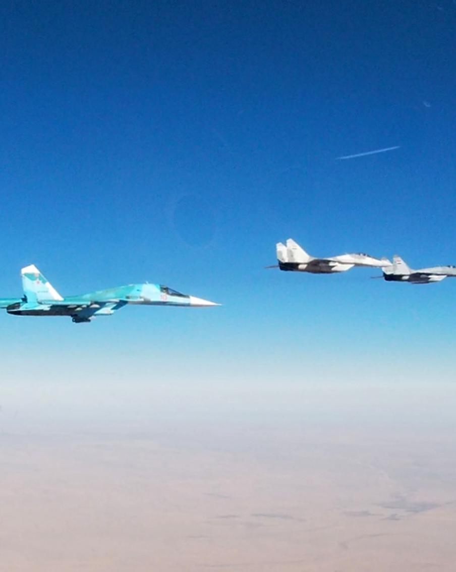 Силы сирийской коалиции стали целиться в российские самолёты