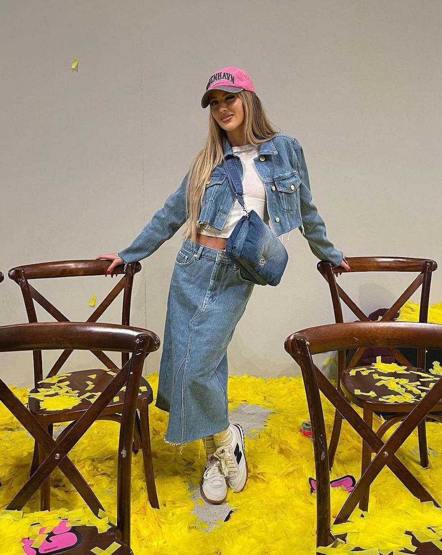 Ретро и деним.