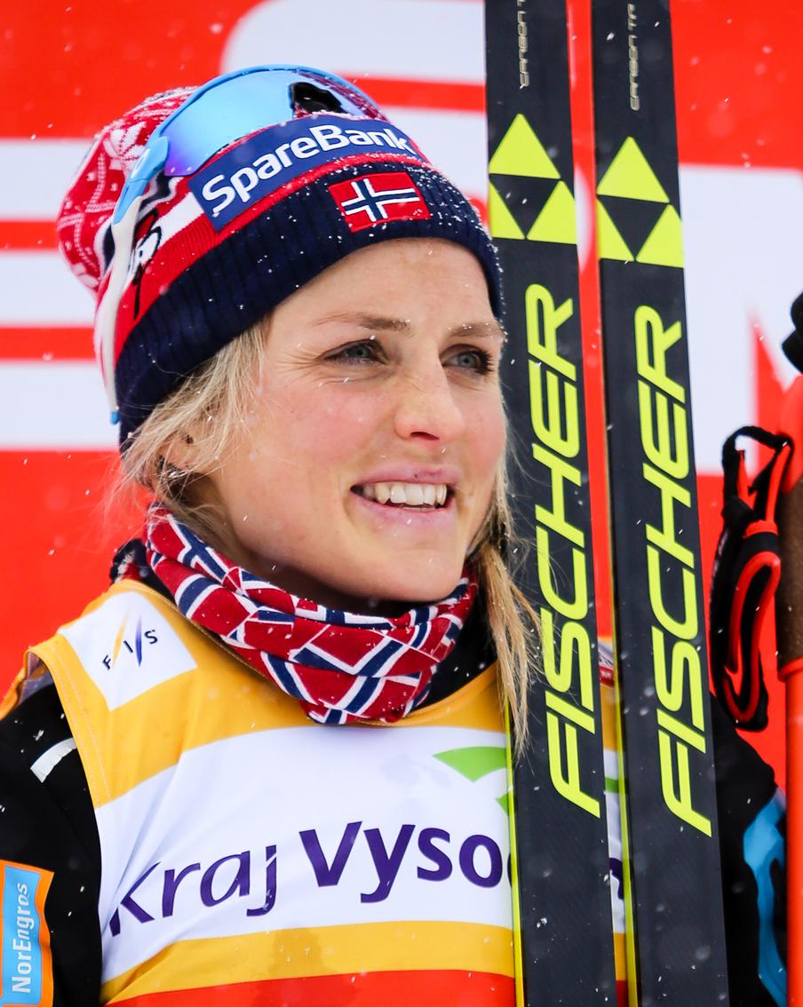 Лыжниц Тереза Йохауг родила ребёнка