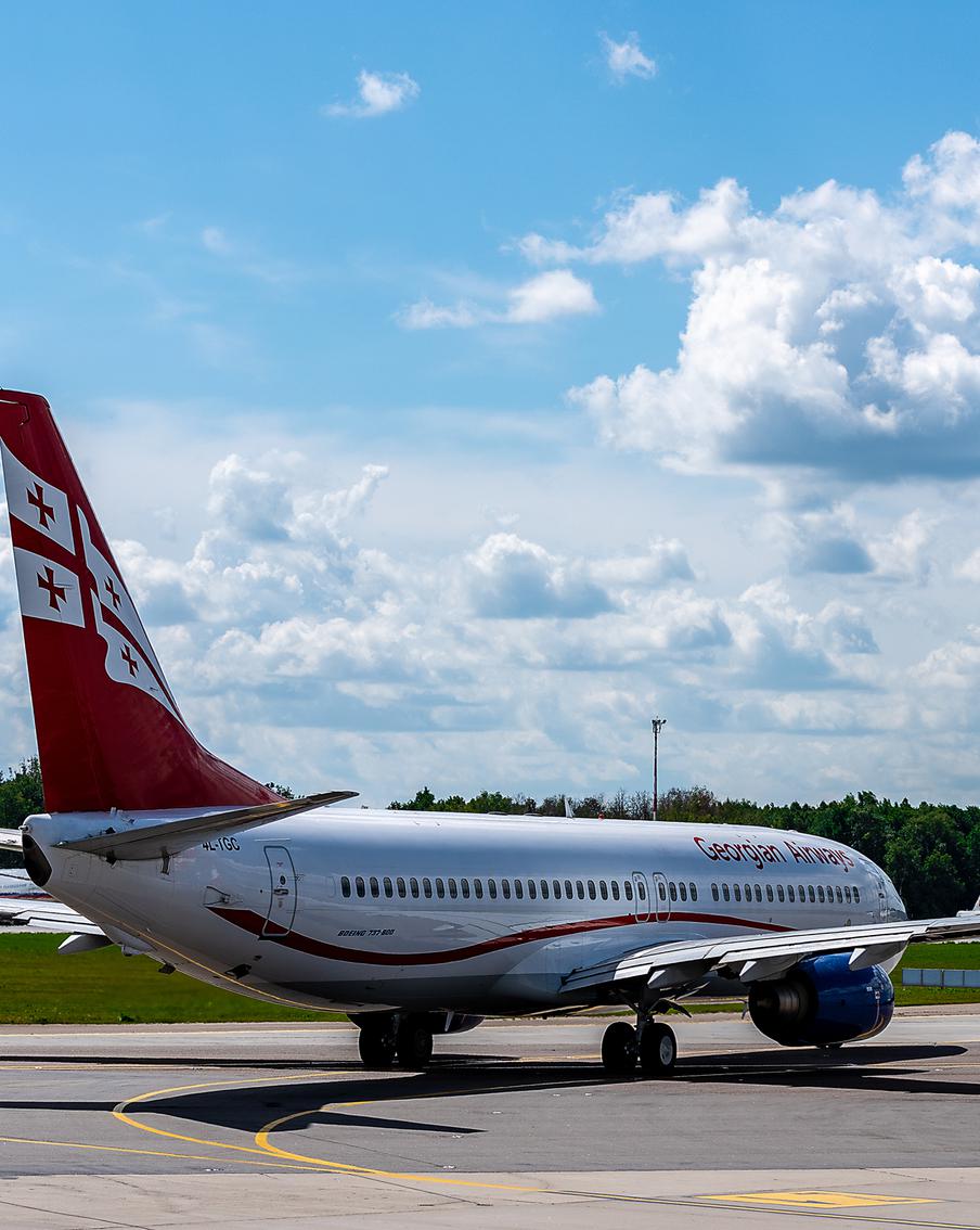Первым рейсом Москва-Тбилиси полетит грузинская делегация