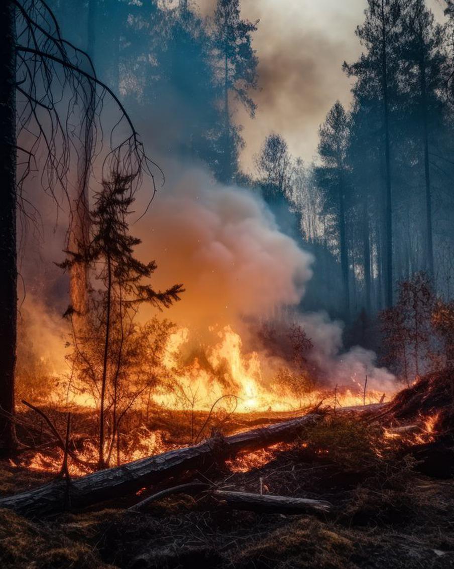 В России продолжают тушение лесных пожаров