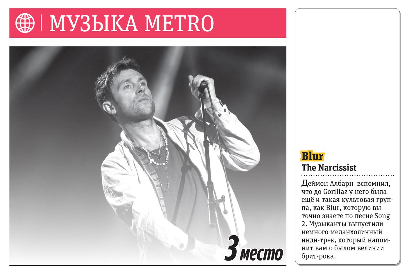 Еженедельный хит-парад Metro