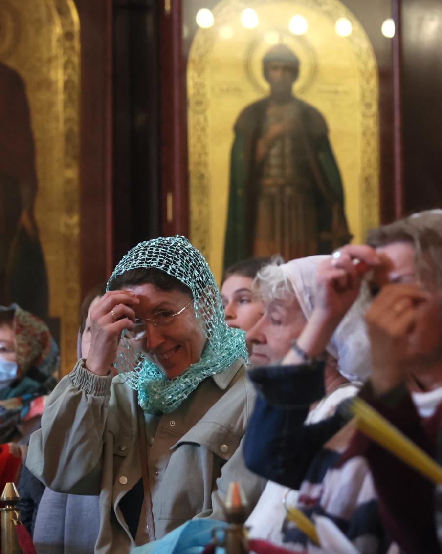 Верующие встретили праздник Вознесения Господня, который приходится на 40-й день после Пасхи