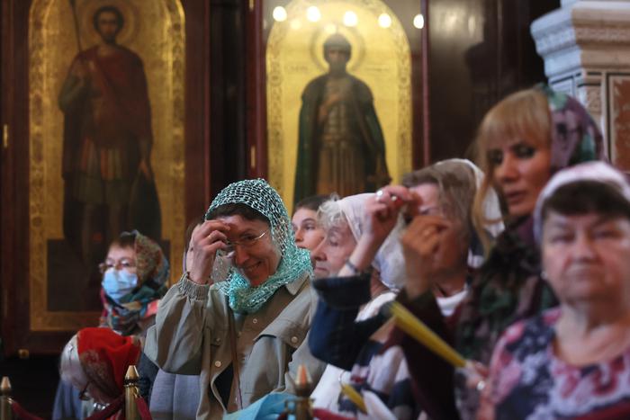 Верующие встретили праздник Вознесения Господня, который приходится на 40-й день после Пасхи