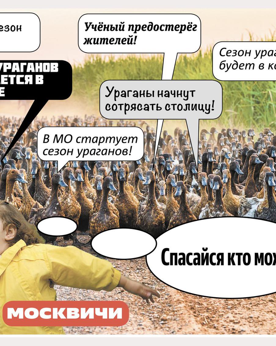 Сезон ураганов в Москве начали СМИ: как спастись от газетных уток