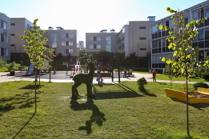 Основные работы по благоустройству территорий в районе Марьино планируют завершить к осени