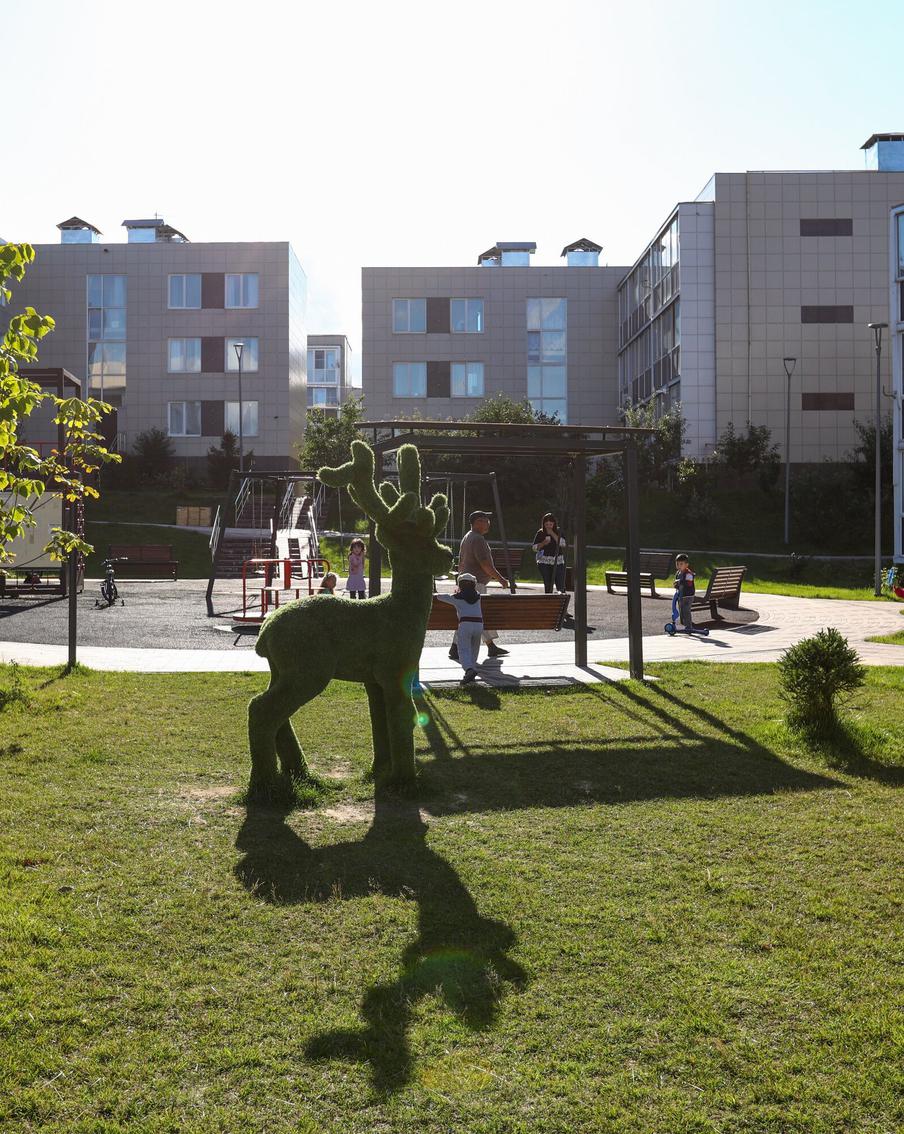 Основные работы по благоустройству территорий в районе Марьино планируют завершить к осени