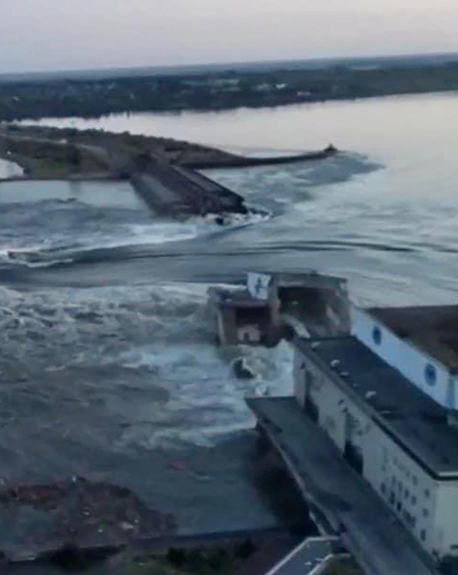 Из-за разрушения Каховской ГЭС был введён режим ЧС