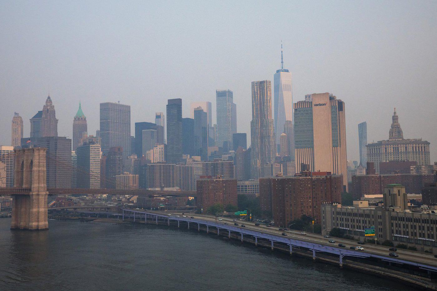 Нью-Йорк погружается в смог