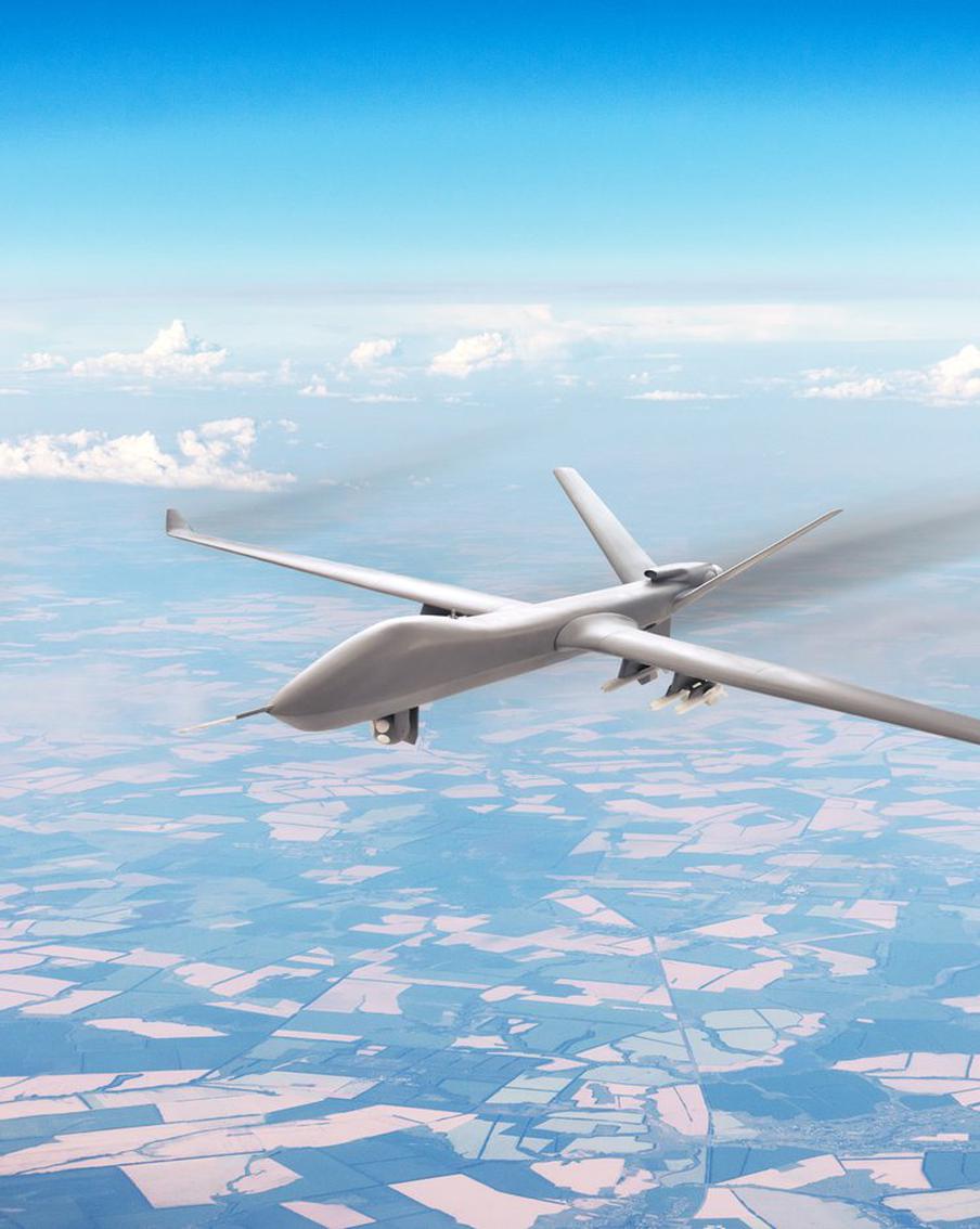 В Воронеже упал беспилотник