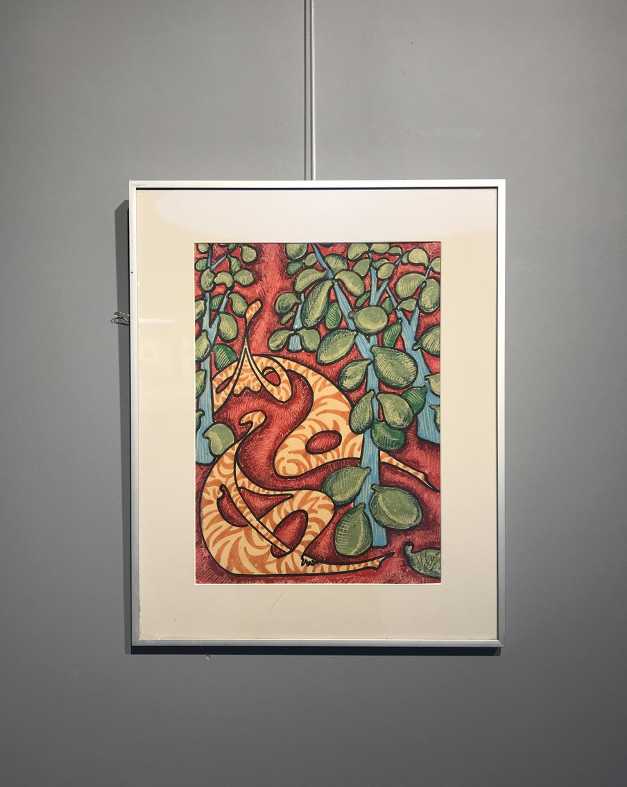 Эскизы к будущим скульптурам, зарисовки Николая Силиса.