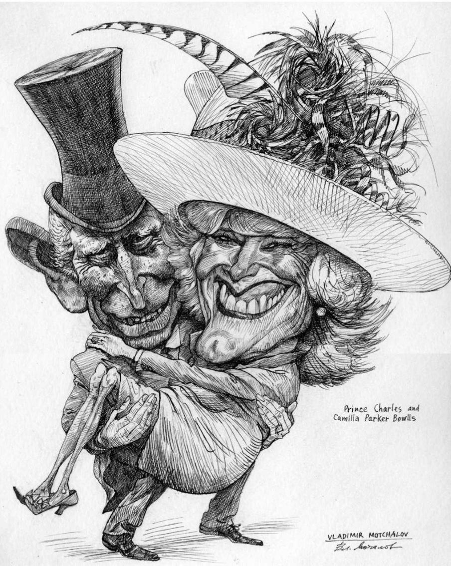 Король Карл и королева-консорт Камилла. "Эта длинноногая англичанка вызывает у меня отвращение – я люблю такие работы".